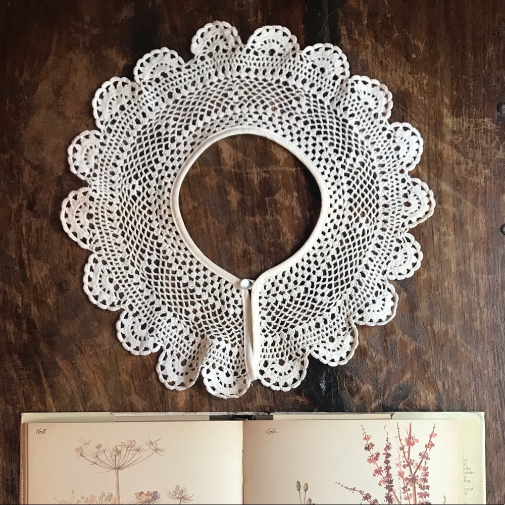 antique vintage victorian lace collar